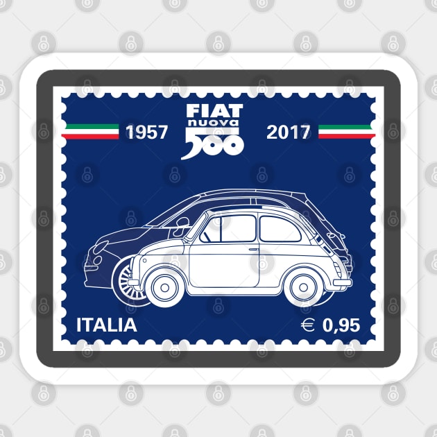 60 Years of Fiat Sticker by CreativePhil